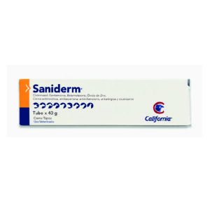 saniderm (gentamicina + clotrimazol + betametasona)