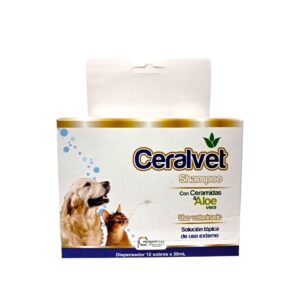 shampoo ceralvet sobre x12
